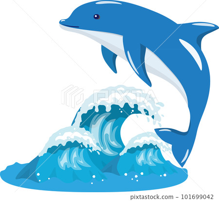 海豚隨波浪跳躍 101699042