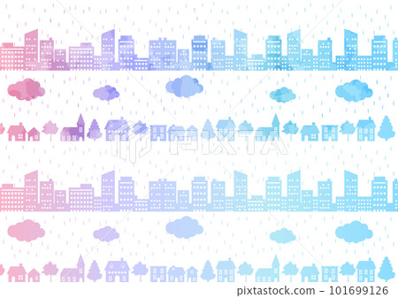 雨季城市景觀剪影集 101699126