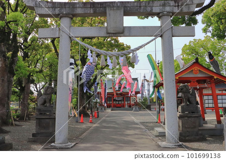 Wakamiya Hachiman Shrine in Spring (Historic Site Tour in Otomo Prefecture, Oita City) Wakamiya Hachiman Shrine in Spring (Historic Site Tour in Otomo Prefecture, Oita City) 101699138