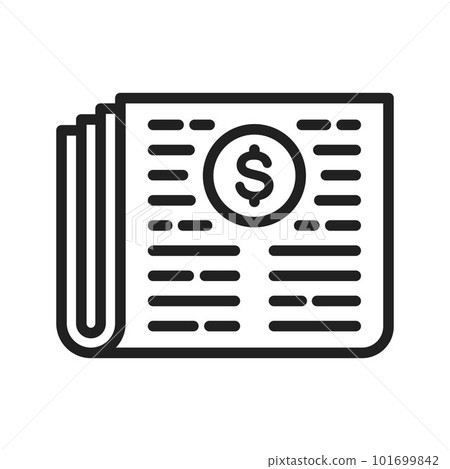 Business News icon vector image. Suitable for mobile apps, web apps and print media. 101699842