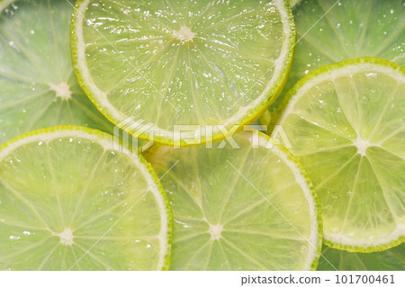 Background of round sliced lime, macro shoot Background of round sliced lime, macro shoot 101700461