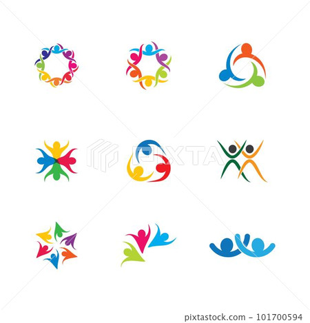 Teamwork vector icon Teamwork vector icon 101700594