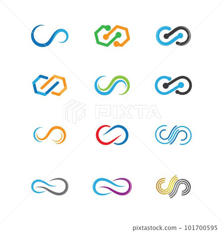 Infinity vector icon Infinity vector icon 101700595