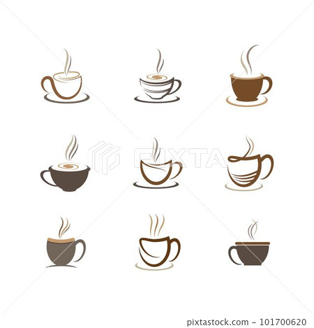 Coffee cup symbol vector icon 101700620