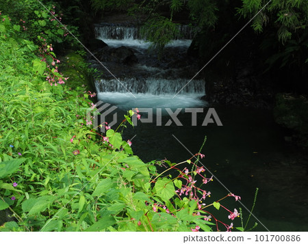Flow of the Kibune river 101700886