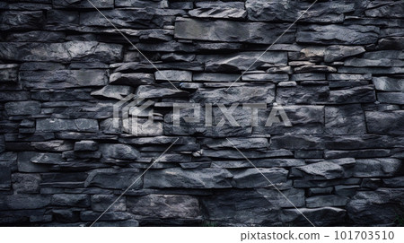 磚狀石牆背景材料“AI生成圖像” 101703510