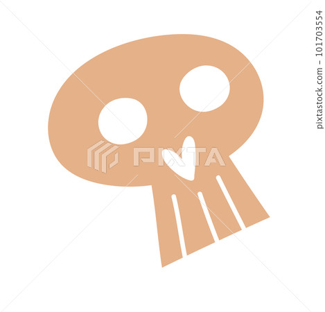 skeleton face. Scary scull icon. Magic skull Halloween spooky character. Evil head icon. Halloween mystical concept. Flat vector illustration isolated on white background skeleton face. Scary scull icon. Magic skull Halloween spooky character. Evil head icon. Halloween mystical concept. Flat vector illustration isolated on white background 101703554