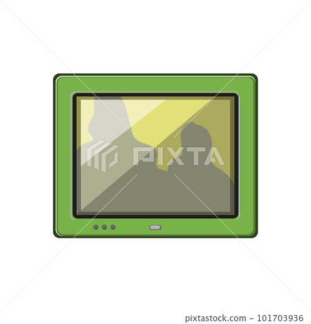 phone smart photo frame cartoon vector illustration 101703936
