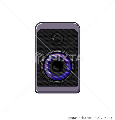 speaker partybox sound cartoon vector illustration speaker partybox sound cartoon vector illustration 101703993
