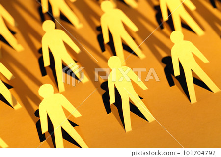 Paper Men With Shadow Paper Men With Shadow 101704792