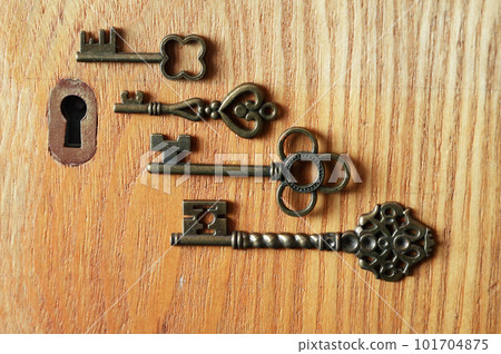 Keyhole With Keys Keyhole With Keys 101704875