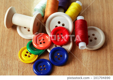 Sewing Set On Wood Sewing Set On Wood 101704890