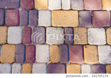 surface texture Paving slabs made of bricks  101705134