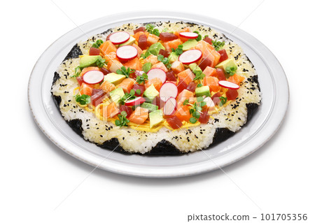 sushi pizza 101705356