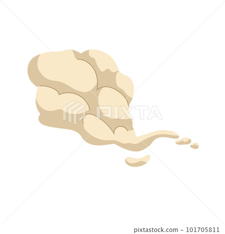 Smoke cloud animation. Fast speed track. Abstract air, wind blow. Gas and fume steam. Isolated vector illustration Smoke cloud animation. Fast speed track. Abstract air, wind blow. Gas and fume steam. Isolated vector illustration 101705811