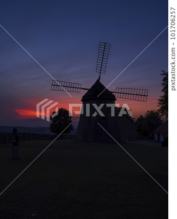 Windmill Kuzelov, Southern Moravia, Czech Republic Windmill Kuzelov, Southern Moravia, Czech Republic 101706257