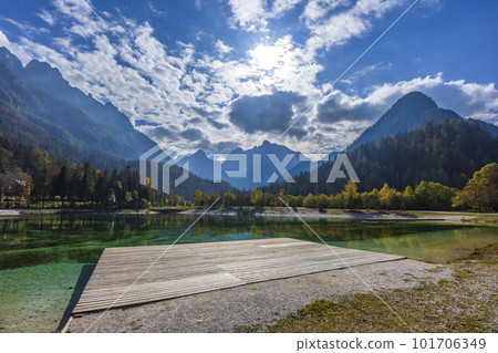 Jasna pond near Kranjska Gora, Triglavski national park, Slovenia 101706349