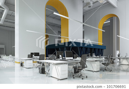 Bright interior of office. Bright interior of office. 101706691