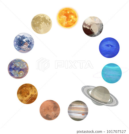 Planet circle frame _ square Planet circle frame _ square 101707527