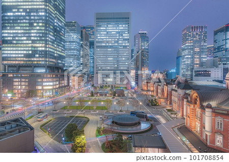 從KITTE看到的東京站丸之內車站大樓 101708854