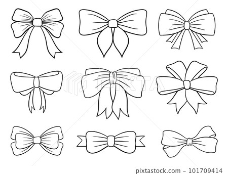 Bow tie vector design illustration isolated on white background 101709414