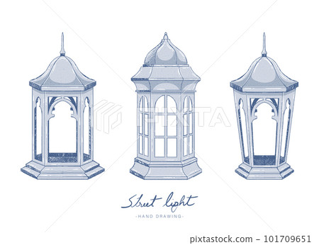 Vintage lamp vector design illustration isolated on background 101709651