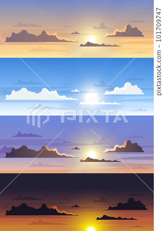 Sky background vector design illustration Sky background vector design illustration 101709747
