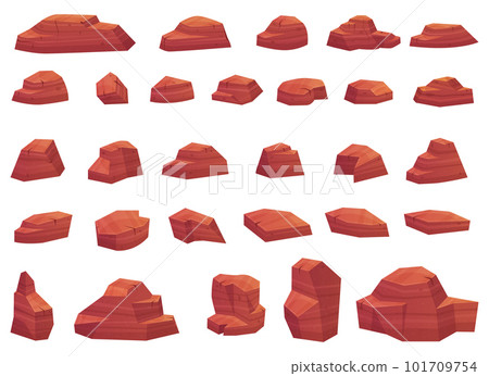 Stone vector design illustration isolated on white background Stone vector design illustration isolated on white background 101709754
