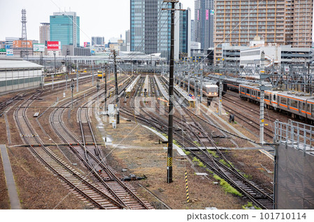 【名古屋電車區】特急信濃運行後進入車庫 101710114