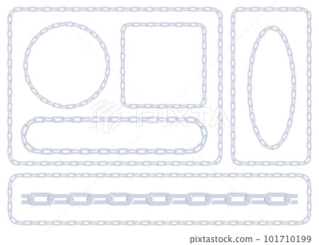 Chain vector design illustration isolated on white background Chain vector design illustration isolated on white background 101710199