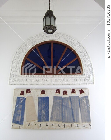 A view of a riad, a mansion-style hotel in Marrakech 101710835