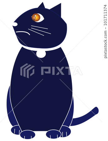 Kon the cat looking up diagonally 101711374