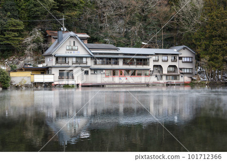 Yufuin, Japan - JANUARY 26, 2023 Yufuin, Japan - JANUARY 26, 2023 101712366