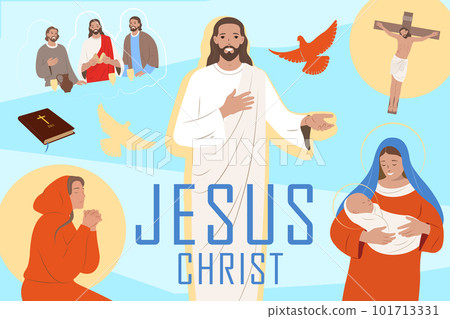 Jesus Christ Collage 101713331