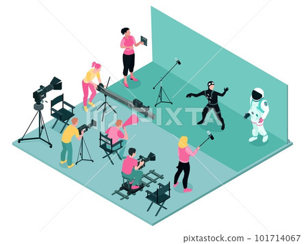 Chroma Key Filming Composition 101714067