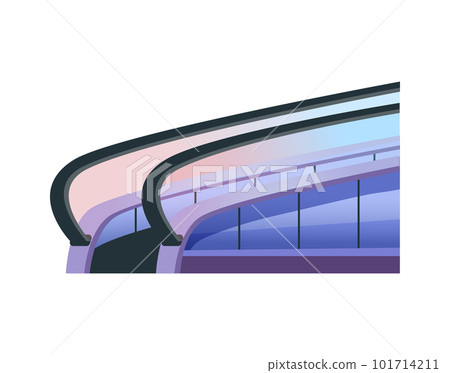 Escalator Flat Illustration Escalator Flat Illustration 101714211
