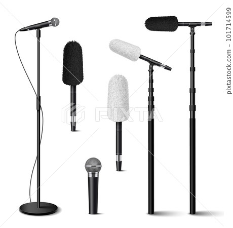 Microphones Realistic Set 101714599
