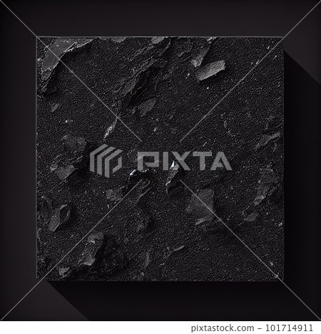 Black Granite Background, Luxury Marble Texture, Natural Granite Stone Pattern, Generative AI Illustration 101714911