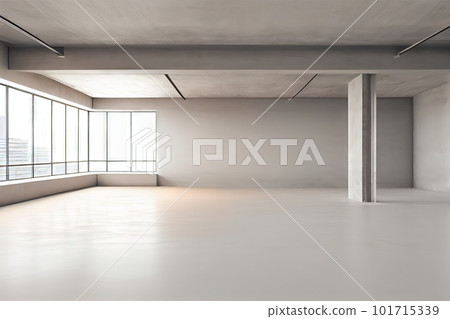 Empty White Room Background, Clean Blank Interior Mockup, Empty Space, Abstract Generative AI Illustration Empty White Room Background, Clean Blank Interior Mockup, Empty Space, Abstract Generative AI Illustration 101715339