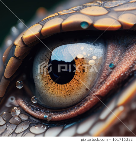 Macro Animal Eye Iris, Transparent Shiny Bright Iris Closeup, Macro Photo Imitation, Generative AI Illustration Macro Animal Eye Iris, Transparent Shiny Bright Iris Closeup, Macro Photo Imitation, Generative AI Illustration 101715352