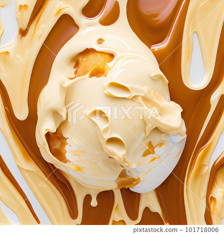 Melted Ice Cream Texture, Smooth Icecream Background, Silky Flowing Yogurt Mockup, Abstract Generative AI Illustration Melted Ice Cream Texture, Smooth Icecream Background, Silky Flowing Yogurt Mockup, Abstract Generative AI Illustration 101718006