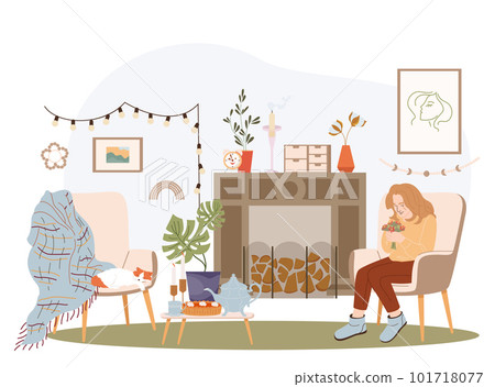 Self Care Concept Illustration 101718077