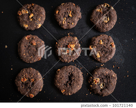 cookies chocolate healthy close up image for food concept cookies chocolate healthy close up image for food concept 101721140
