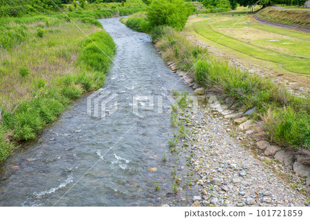 Akiyama Kawahara Early Summer River Flows Near Kuzuu Act Plaza 101721859