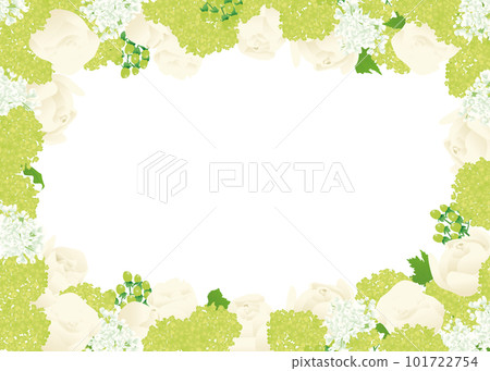 綠色花框 綠色花框 101722754