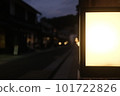 夜晚的傳統街道 101722826