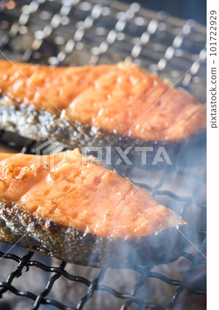 炭烤銀鮭魚片 101722929