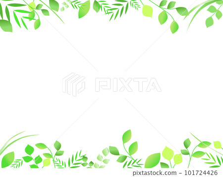 清新的綠色邊框，觸感柔和 101724426