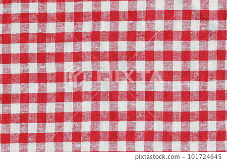 Print Scottish Square Cloth. Gingham Pattern Tartan Checked Plaids. Pastel Backgrounds For Tablecloths, Dresses, Skirts, Napkins, Textile Design. Breakfast Natural Linen Country Plaid Tartan Kitchen 101724645
