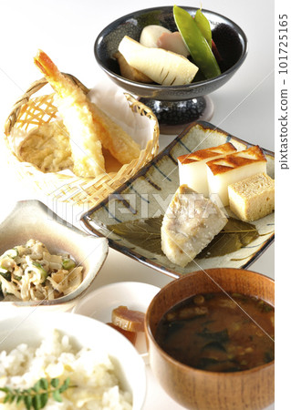 筍飯、燉菜、天婦羅、套餐、京都料理、禦萬菜、時令料理 101725165